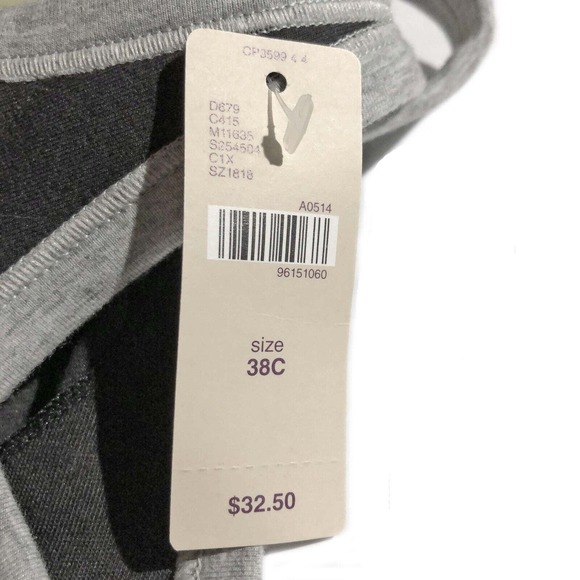 Lane Bryant Cacique Soft Knit Bra with Wireless Cup and Front Closure Womens 38C - Picture 5 of 7